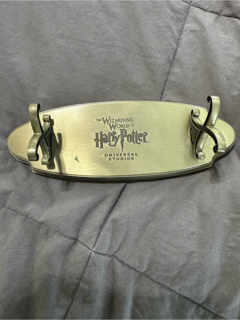 The Wizarding World of Harry Potter Universal Studios Wand Rack - Gold